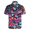 Men's Funny Golf Shirt Short Sleeve, Casual Polo Shirts for Men