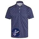 Men's Funny Golf Shirt Short Sleeve, Casual Polo Shirts for Men