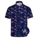 Men's Funny Golf Shirt Short Sleeve, Casual Polo Shirts for Men