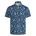 Men's Funny Golf Shirt Short Sleeve, Casual Polo Shirts for Men