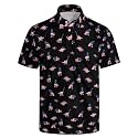 Men's Funny Golf Shirt Short Sleeve, Casual Polo Shirts for Men