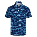 Men's Funny Golf Shirt Short Sleeve, Casual Polo Shirts for Men