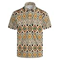 Men's Funny Golf Shirt Short Sleeve, Casual Polo Shirts for Men
