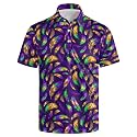 Men's Funny Golf Shirt Short Sleeve, Casual Polo Shirts for Men