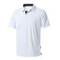 Men's Golf Polo Shirts Dry Fit Moisture Wicking Performance Short Sleeve