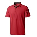 Men's Golf Polo Shirts Dry Fit Moisture Wicking Performance Short Sleeve