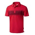 Men's Golf Polo Shirts Dry Fit Moisture Wicking Performance Short Sleeve