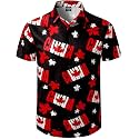Men's Hawaiian Shirt Button Down Summer Short Sleeve Shirt