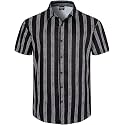Men's Hawaiian Shirt Button Down Summer Short Sleeve Shirt