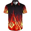Men's Hawaiian Shirt Button Down Summer Short Sleeve Shirt