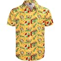 Men's Hawaiian Shirt Button Down Summer Short Sleeve Shirt