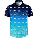 Men's Hawaiian Shirt Button Down Summer Short Sleeve Shirt