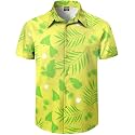 Men's Hawaiian Shirt Button Down Summer Short Sleeve Shirt