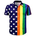 Men's Hawaiian Shirt Button Down Summer Short Sleeve Shirt
