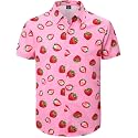 Men's Hawaiian Shirt Button Down Summer Short Sleeve Shirt