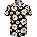 Men's Hawaiian Shirt Button Down Summer Short Sleeve Shirt