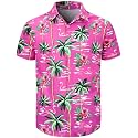Men's Hawaiian Shirt Button Down Summer Short Sleeve Shirt