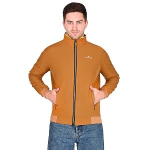 Mens Honeycombr Jacket Full Sleeve Solid