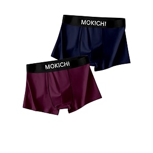 Mens Ice Silk Boxer Briefs Pack of