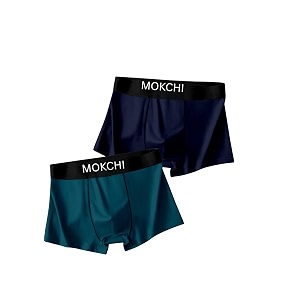 Mens Ice Silk Boxer Briefs Pack of