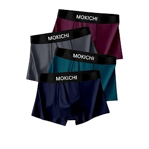 Mens Ice Silk Boxer Briefs for Men