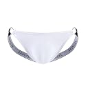 Men's Ice Silk Jockstrap Low Waist Breathable Thong Underwear Workout Jock Strap Comfortable Briefs for Men