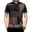 Men39s Irregular Geometric Pattern and Alphabet Print