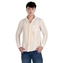 Men39s Khadie Cotton Long Sleeves Striped Casual