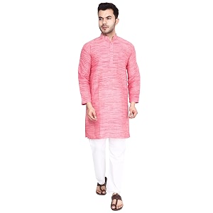 Mens Khadie Cotton Relaxed Straight Kurta