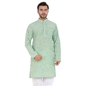 Mens Khadie Cotton Relaxed Straight Kurta