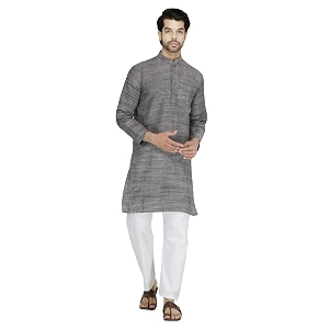 Mens Khadie Cotton Relaxed Straight Kurta
