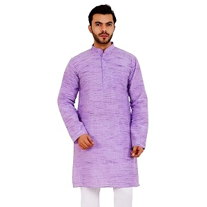 Mens Khadie Cotton Relaxed Straight Kurta
