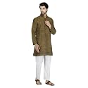 Men39s Khadie Cotton Relaxed Straight Kurta