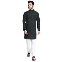 Men39s Khadie Cotton Relaxed Straight Kurta