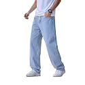 Men39s Light Blue Baggy Boyfriend Jeans Korean