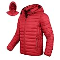 Men's Lightweight Puffer Jacket Down Packable Jacket Winter Coat with Hood