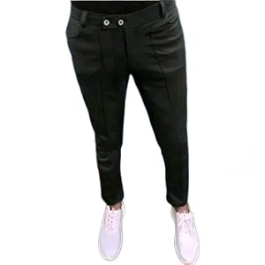 Mens Lightweight Solid Trouser with Soft Fabric