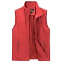 Men's Lightweight Vest Sleeveless Outdoor Work Jacket for Travel Hiking