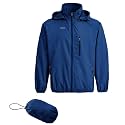 Men's Lightweight Waterproof Jacket Packable Windbreaker