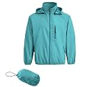 Men's Lightweight Waterproof Jacket Packable Windbreaker