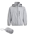 Men's Lightweight Waterproof Jacket Packable Windbreaker