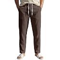 Men39s Linen Drawstring Pants Casual Beach Trousers