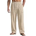 Men39s Linen Pants Casual Cargo Pants with