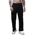 Men39s Loose Fit Side Tape Trackpants