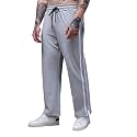 Men39s Loose Fit Side Tape Trackpants