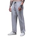Men39s Loose Fit Side Tape Trackpants