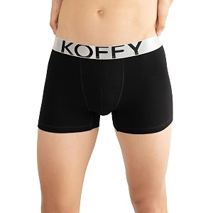 KOFFY Mens Malleable Cotton Lycra Long Trunk