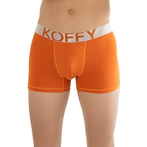 KOFFY Mens Malleable Cotton Lycra Long Trunk