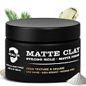 Men's Matte Hair Clay, Strong Workable Hold, Instant Volume Texture, 3.38oz