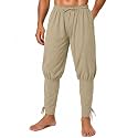 Men's Medieval Renaissance Pirate Pants Viking Ren Faire Costume